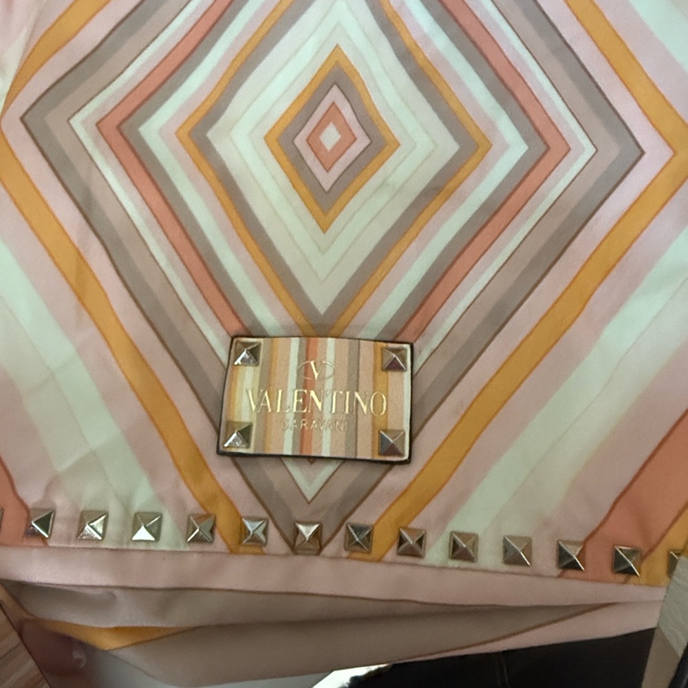Valentino Multicolor Diamond Pattern Bag
